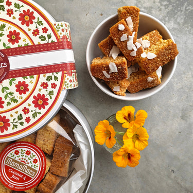 Coconut & Apricot Jam Rusk Tin