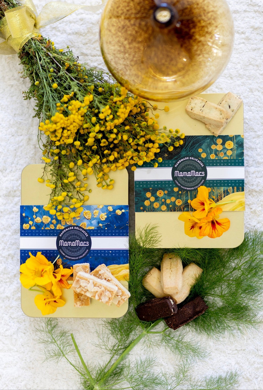 Luxury Shortbread Collection Green Tin - Mamamacs