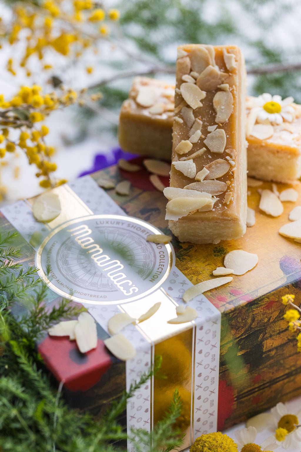 Luxury Shortbread Collection Caramel and Roasted Almonds Shortbread - Mamamacs