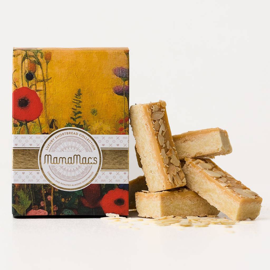 Luxury Shortbread Collection Caramel and Roasted Almonds Shortbread - Mamamacs