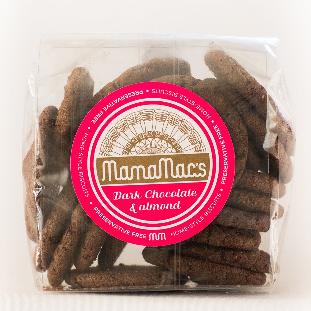 Dark Chocolate & Almond Biscuits